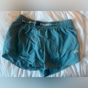 The North Face shorts.